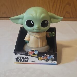 Star Wars Grogu Green and Cream Droïdables Figure